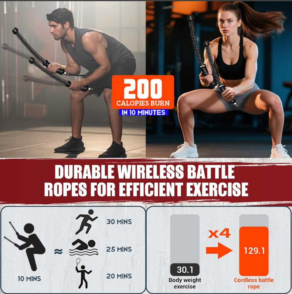 Aircord™ Cordless Battle Ropes